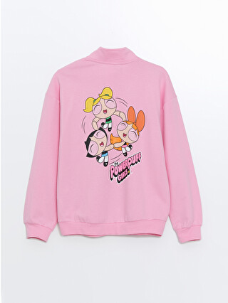 LCW Kids Funnel Neck Powerpuff Girls Printed Girls' Sweatshirt