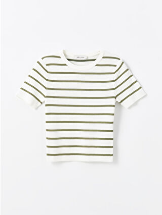 Dull Green Striped