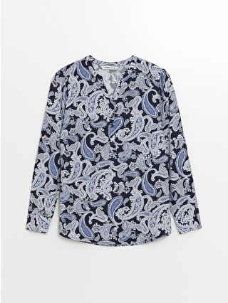 Navy Printed