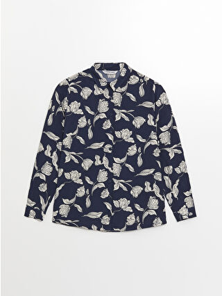 Navy Printed