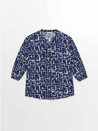Navy Printed