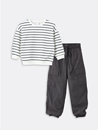 Light Beige Striped