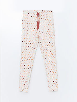 Uçuk Pembe Baskılı