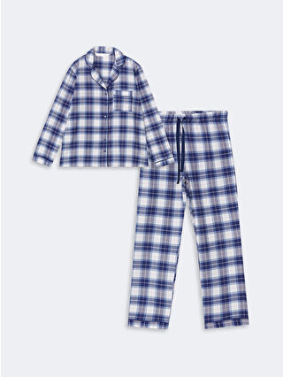 Blue Checked