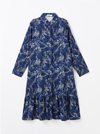 Navy Printed