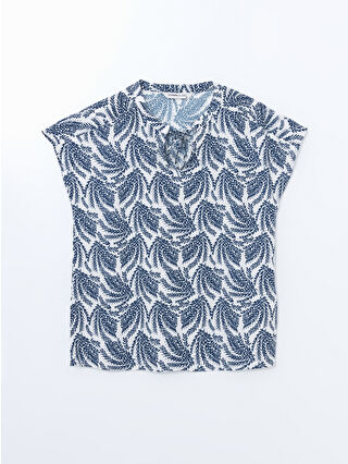 Dark Navy Printed
