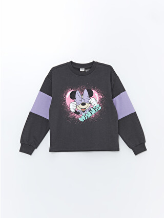 LCW Kids Minnie Mouse Baskılı Kız Çocuk Kalın Eşofman Takım