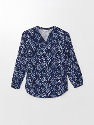 Navy Printed