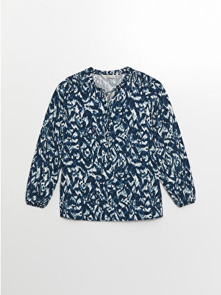 Navy Printed