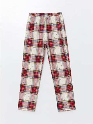 Bright Red Checked