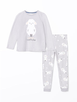 Light Grey Printed