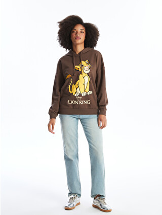 XSIDE Lion King Printed Women's Thick Hoodie - W4BU06Z8-YEC | LC