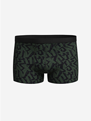 Koyu Yeşil Baskılı