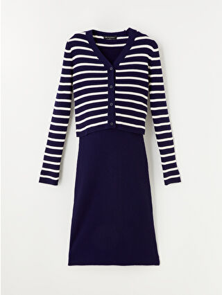 Navy Striped