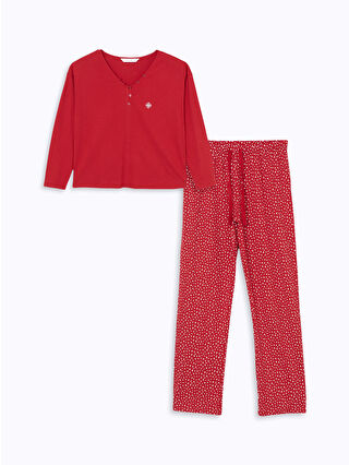 Red Printed