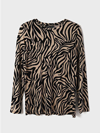 Dark Beige Printed