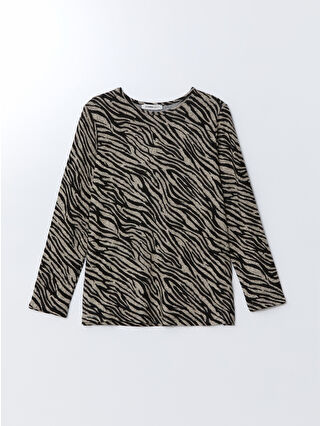 Dark Beige Printed