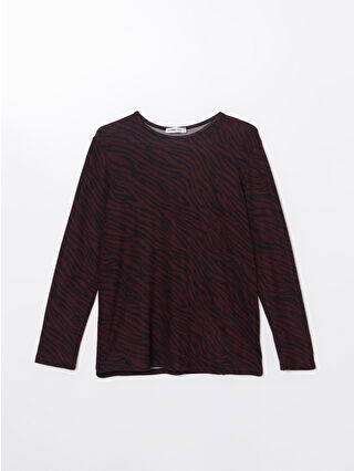 Dark Bordeaux Printed