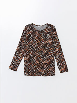 Brown Printed