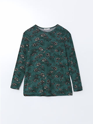 Dark Green Printed