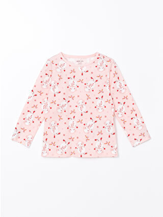 Açık Pembe Baskılı