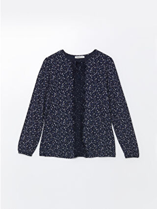 Dark Navy Printed