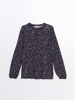 Navy Printed