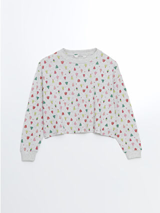 Gri Melanj Baskılı