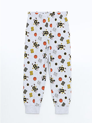 Gri Melanj Baskılı