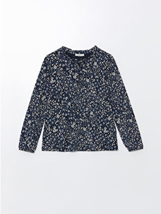 Navy Printed