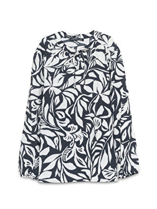 White Printed