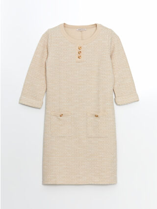 Beige Jacquard