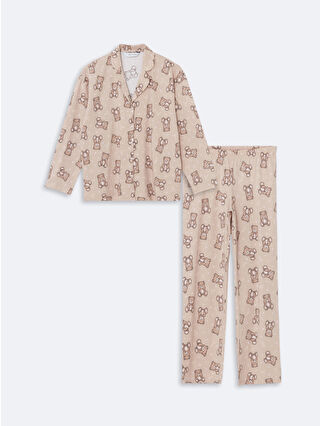 Beige Printed
