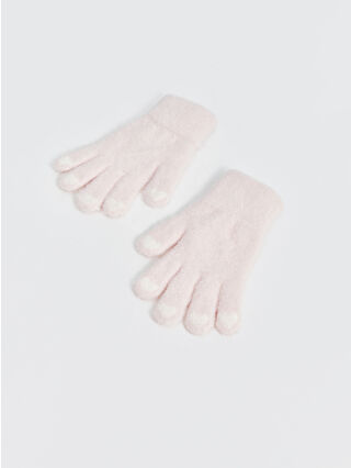 LCW ACCESSORIES Heart Patterned Girls' Gloves -W4GF91Z4-JH3