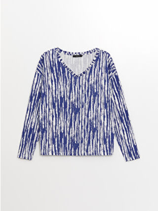 Navy Printed