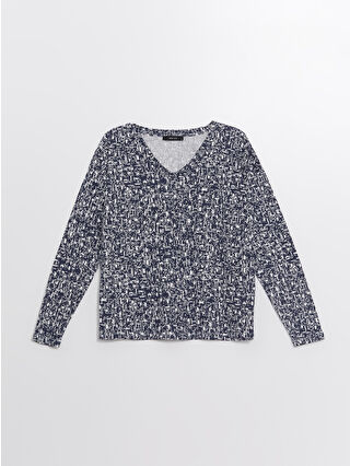 Dark Navy Printed