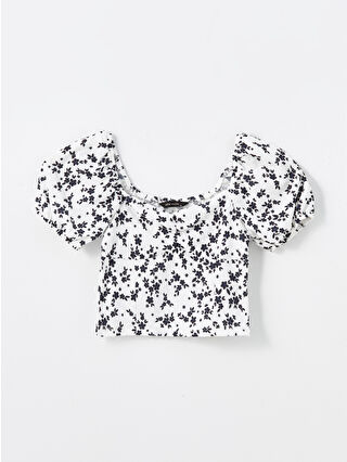 White Printed