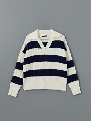 Navy Striped