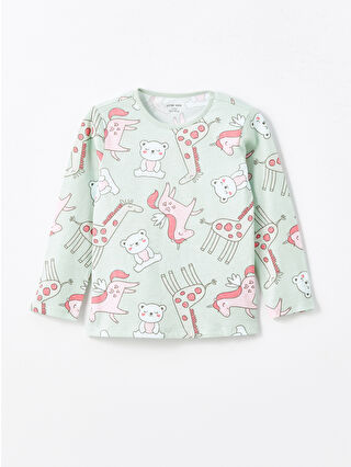 Nane Yeşili Baskılı