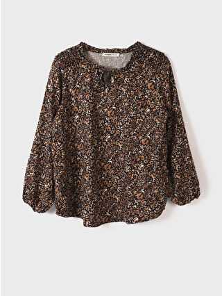 Brown Printed