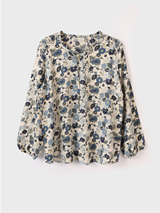 Light Navy Printed
