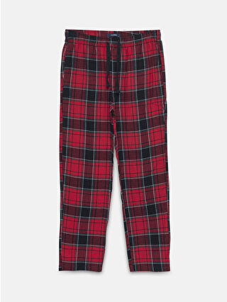 Dark Red Checked