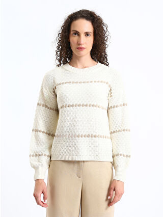 Light Beige Jacquard