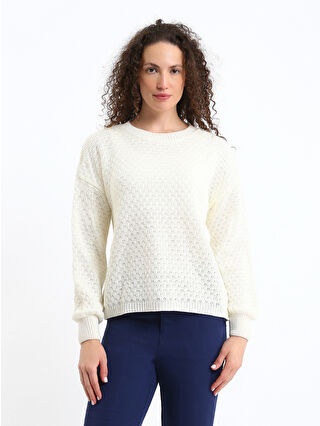Ecru Jacquard