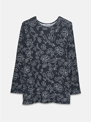 Navy Printed