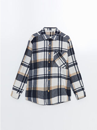 Dark Beige Checked