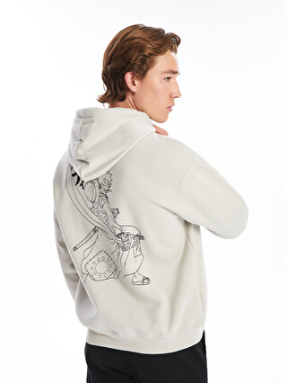 XSIDE Long Sleeve One Piece Printed Men's Thick Hoodie - W4IM02Z8