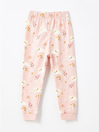 Açık Pembe Baskılı