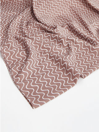 Açık Kahverengi Baskılı