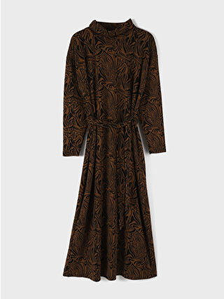 Dark Brown Jacquard